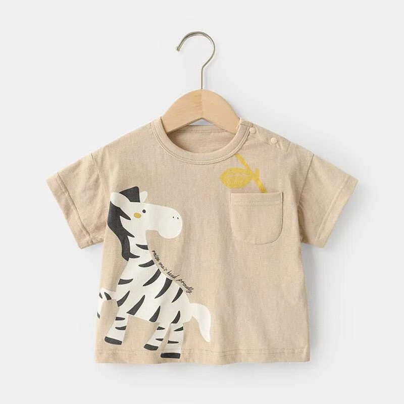Zebra Print Summer Tee